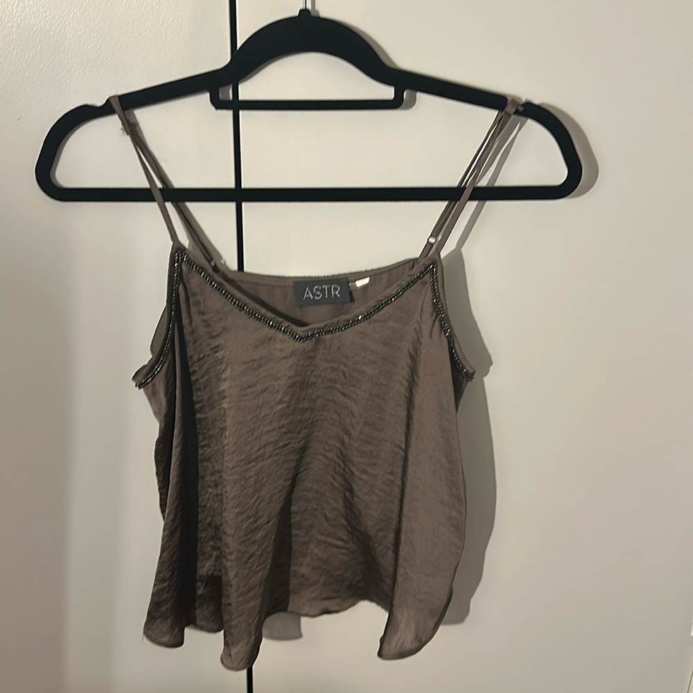 ASTR Cropped Bronze Tank
